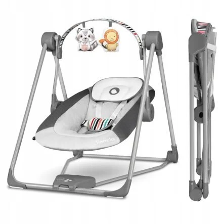 Lionelo Otto Βρεφικό ηλεκτρικό Ρηλάξ Cosy Gray Lionelo Otto Βρεφικό ηλεκτρικό Ρηλάξ Cosy Gray